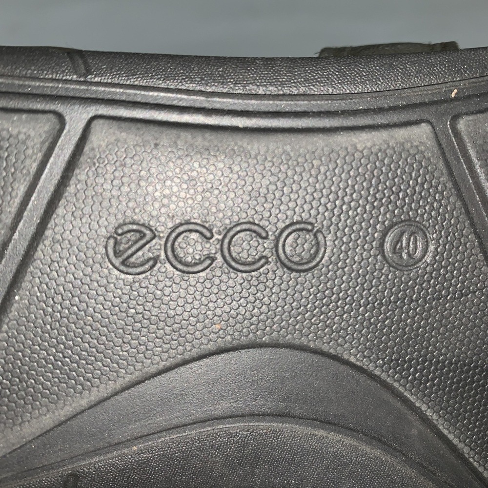 ECCO Sandals Womens Size 9 Gold Leather Gladiator Hook & Loop Comfort Shoes - Picture 11 of 11